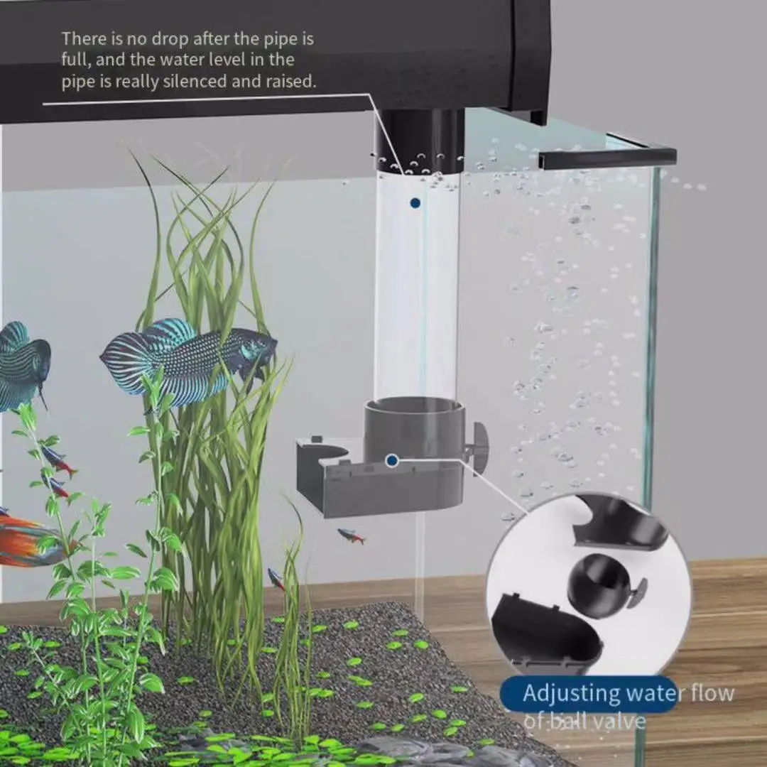 Fish tank filter box drawer drip external water storage top 4-layer cleaning aquarium accessories |