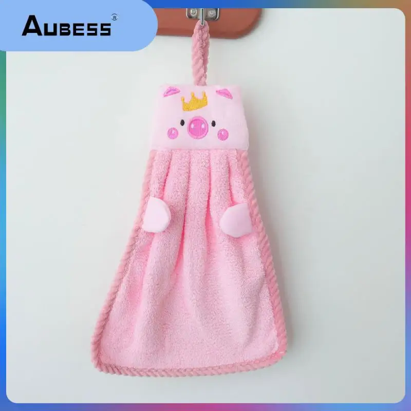 

Quick Drying Unique And Cute Cartoon Character Design Finely Crafted Little Pig Towel Household Cute Absorbent Cute Design