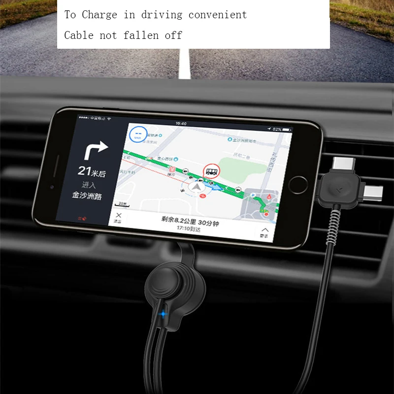 Многофункциональный магнитный автомобильный держатель для телефона зарядный