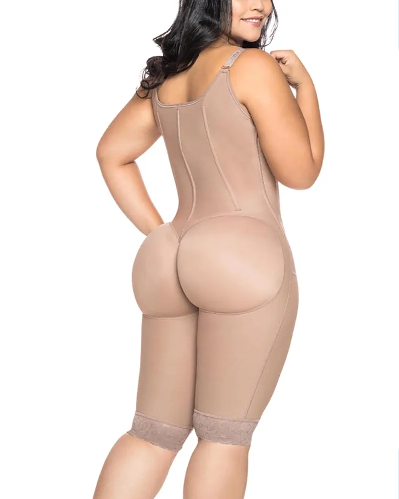 Women's Corset Knee Length Underbust Body Shaper Fajas For Postpartum Girdle Waist Trainer Sexy Lingerie