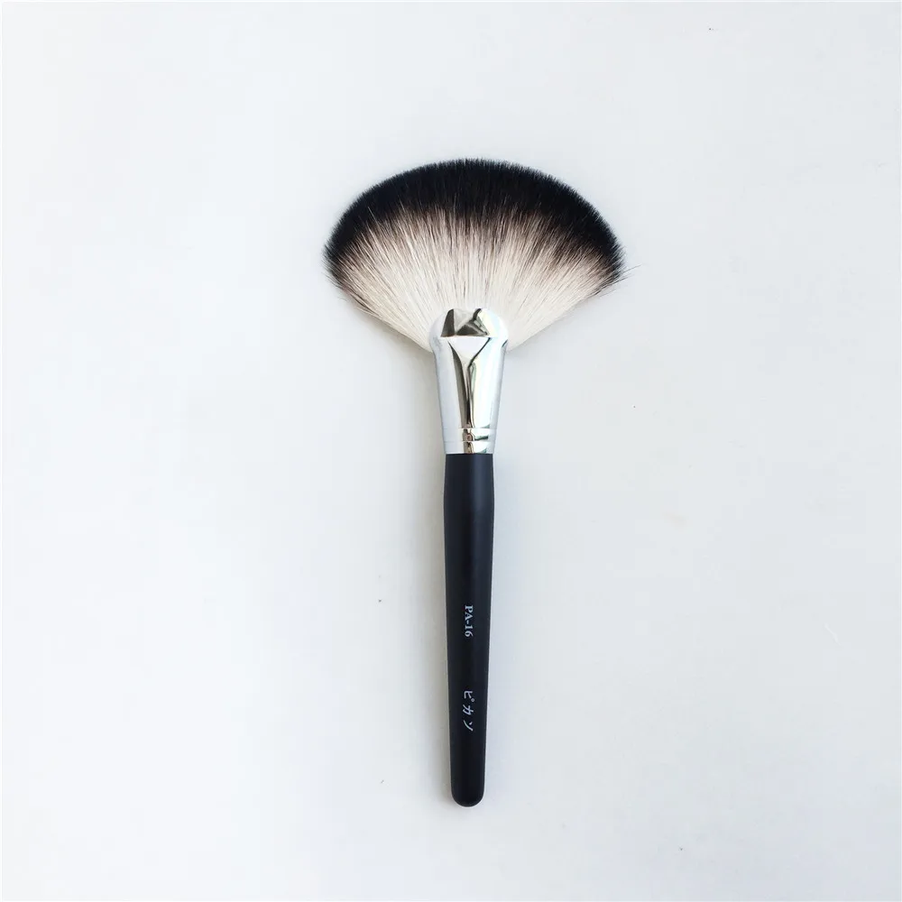 

All of Beauty PA-16 Large Fan Makeup Powder Brush - Goat Hair Extra-Large Powder Bronzer Cosmetics Brush Blender Tool