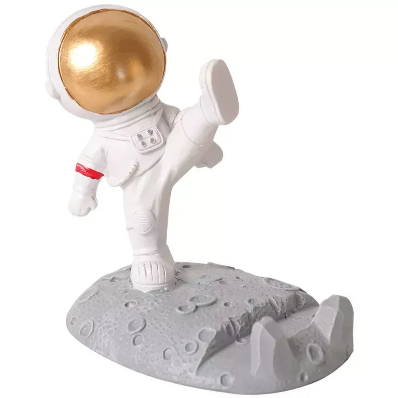 

Astronauts Ornaments Cell Mobile Stand Holder Spaceman Bracket Toys Home Office Desk Decor Birthday Party