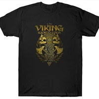 the viking world tour t shirt short sleeve 100 cotton casual t shirts loose top size s 3xl