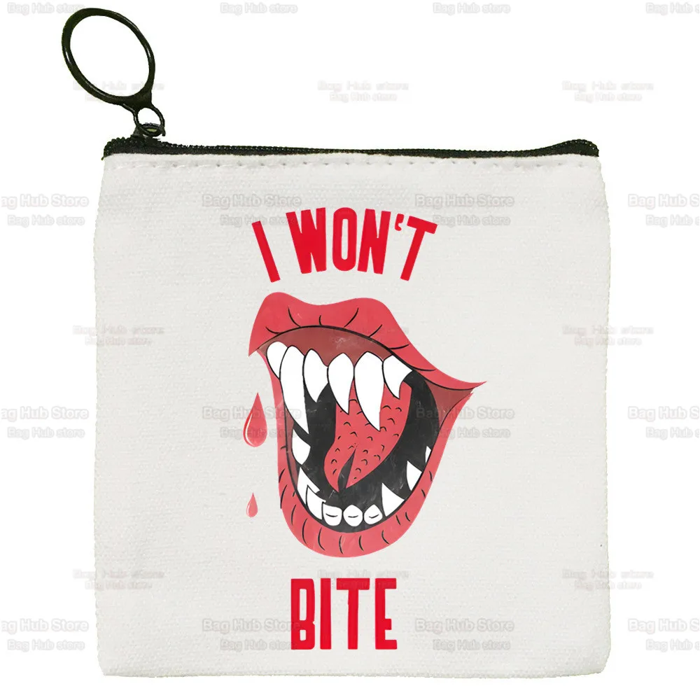 The Vampire Diaries Coin Purse Female Mini Canvas Art Elena Katherine Cute Key Case Vintage Gilbert Coin Purse Student Wallet
