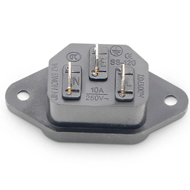 3 шт. Пластиковые металлические розетки IEC320 C14 CZYC