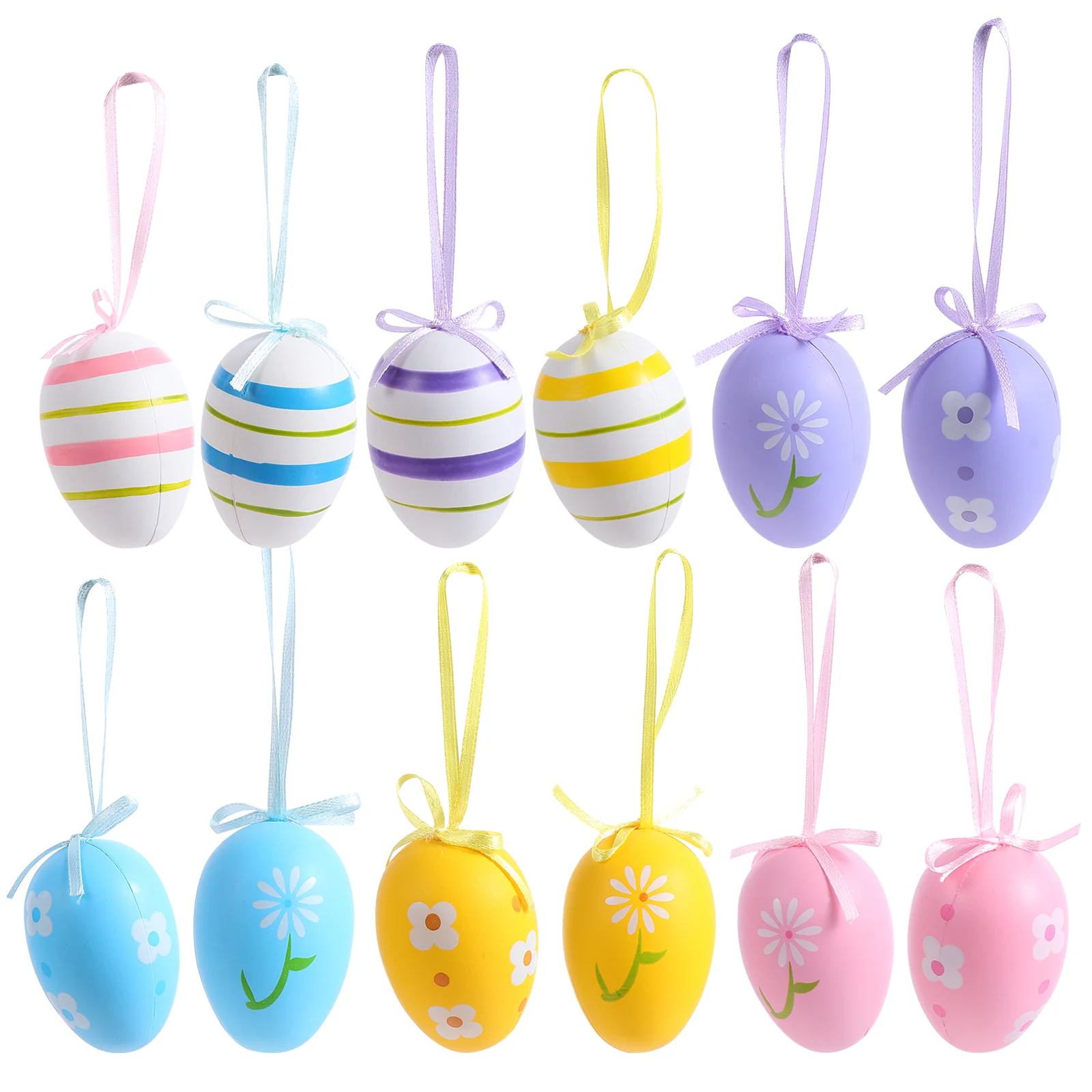 

Egg Eastereggshanging Decoration Diy Painting Decor Simulated Party Favor Shell Paintable Surprise Graffiti