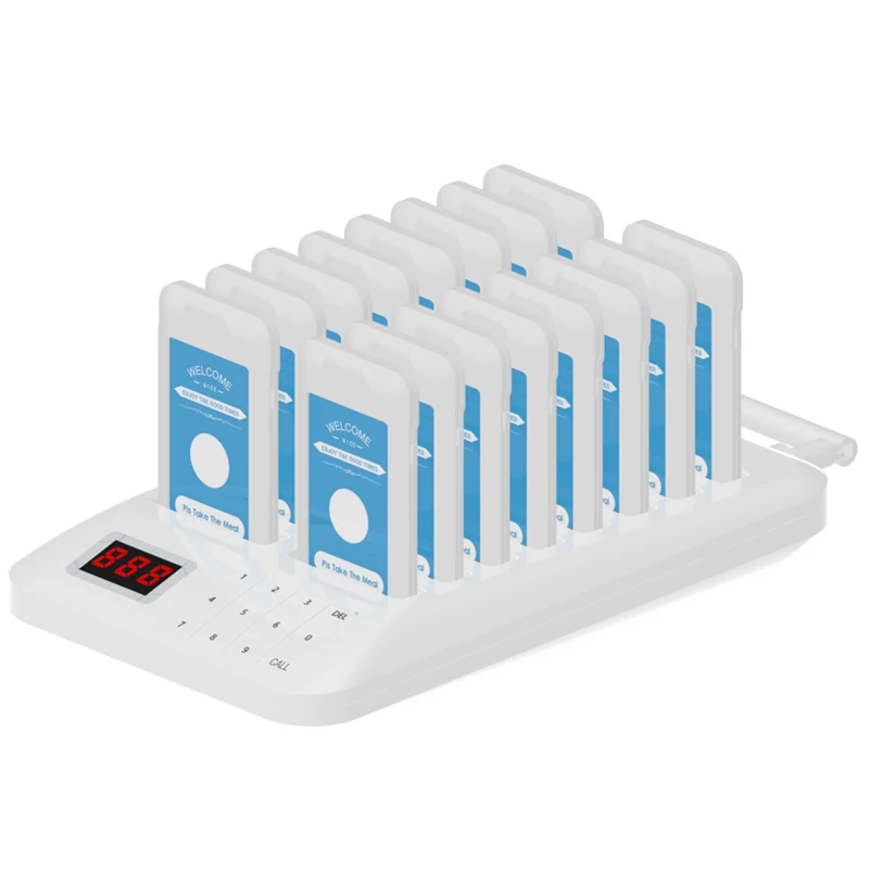 

Jiantao Wireless Waiter Call Button System Waitress Buzzer Pocsag Pager Restaurant Pager system