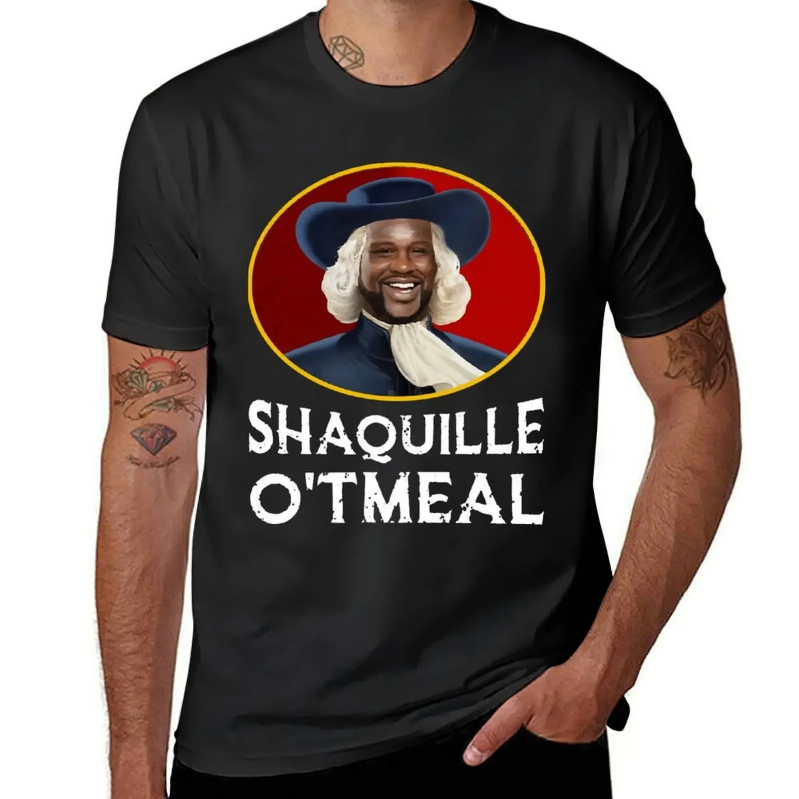 Футболка Shaquille с овсянкой o'tед спортивные футболки для фанатов индивидуальный