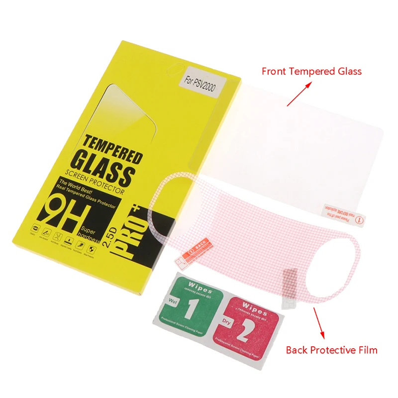 

PSV 2000 закаленное стекло переднее + заднее прозрачное защитное покрытие для экрана PSV tia тонкая пленка