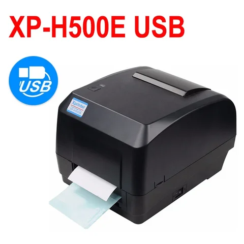 Принтер штрих-кодов Xprinter H500B/H500E, Ширина 20-108 мм