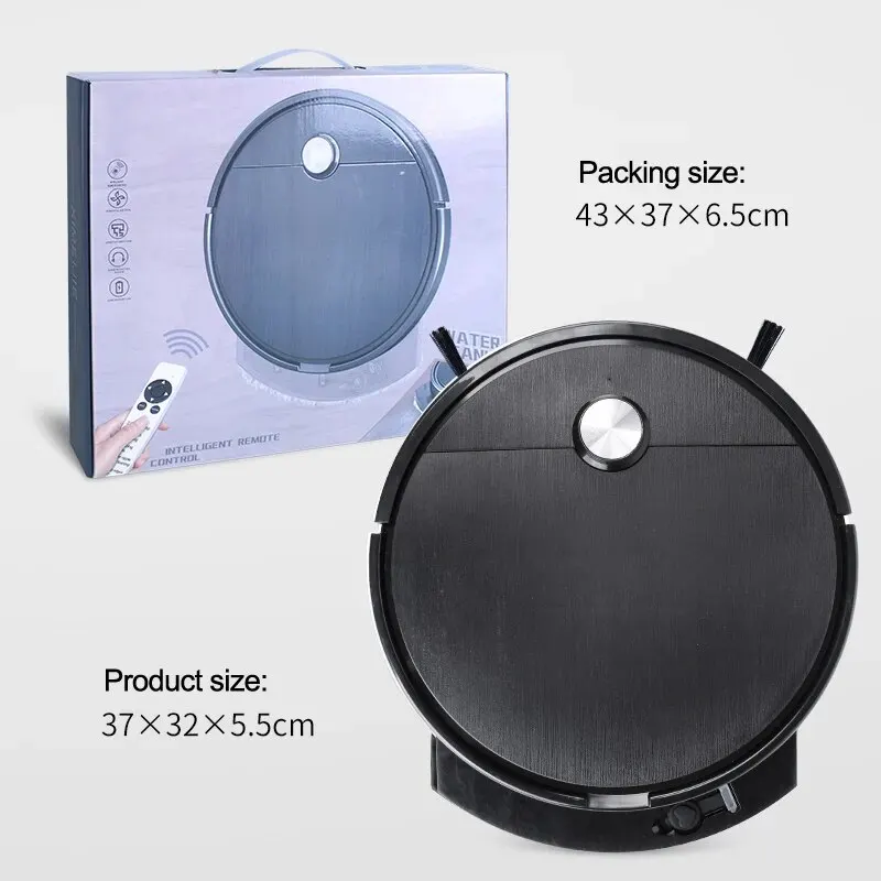Умный Вакуумный Робот Для Подметания Полов С УФ-лампой Защита От Падения