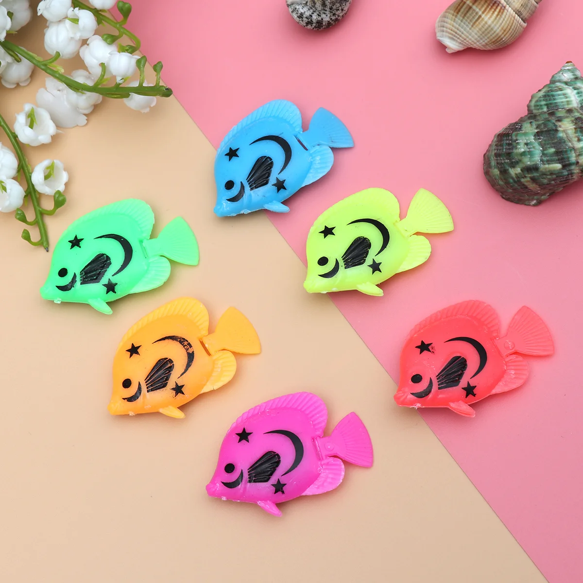 

Artificial Aquarium Floating Tank Fake Fishes Moving Ornament Decorations Tropical Figures Toy Lifelike Miniature Ornaments Toys