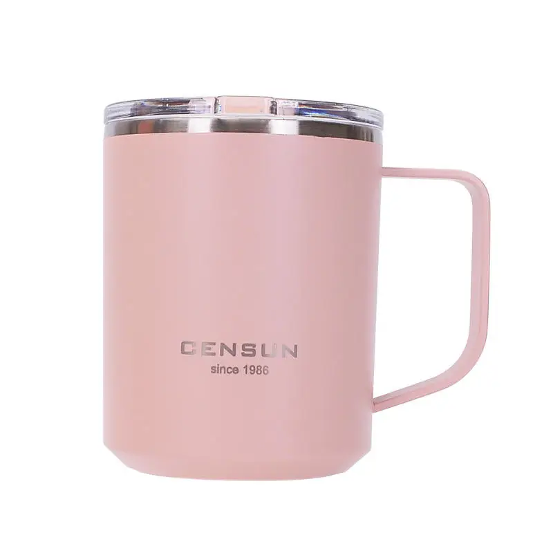 Tumbler Cup With Handle Travel Coffee Mug