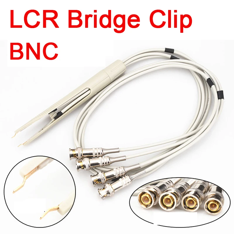 Универсальный зажим для моста SMD/цифровой мост LCR SMD Пинцет провод/BNC измерителя ESR