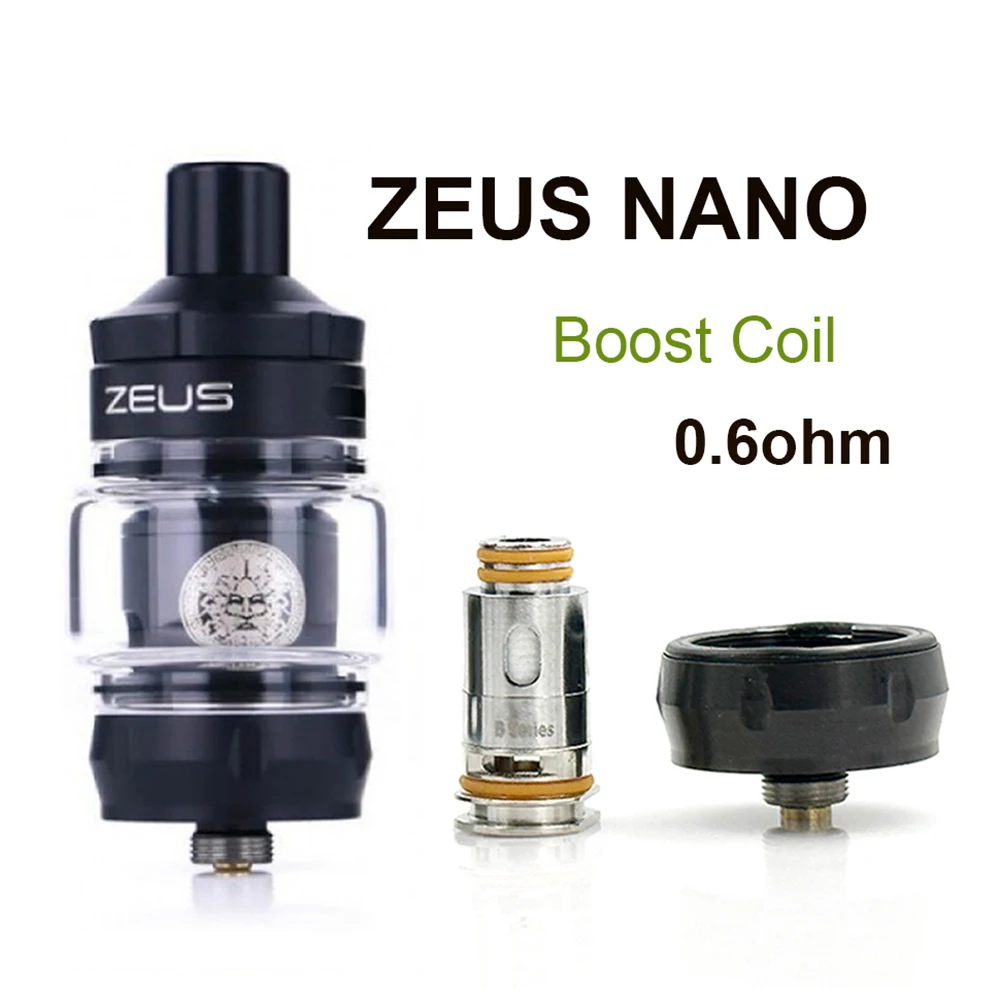 

Один атомайзер Zeus Z Nano 22 мм RTA, 3,5 мл, Ом