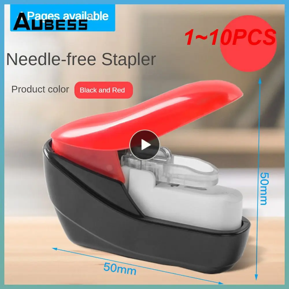 

1-10 шт., мини-степлер без гвоздей, без скоб