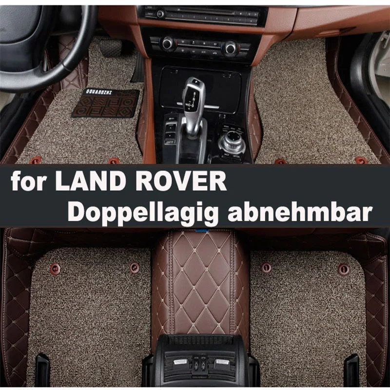 

All Season Customized Full Coverage for LAND ROVER Discovery 2 Discovery 3 Discovery 4 Discovery 5 Double Iayer Car Floor Mats