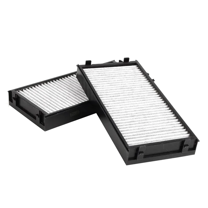 

64119248294 2Pcs Cabin Air Filter For -BMW E70 X5 E71 X6 F01 F02 F07 F10 Activated Carbon ABS 64319945586