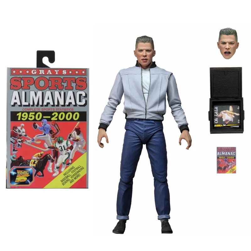 NECA53620 Защитная экшн-Фигурка Назад в будущее доктора 7 дюймов | Игрушки и хобби
