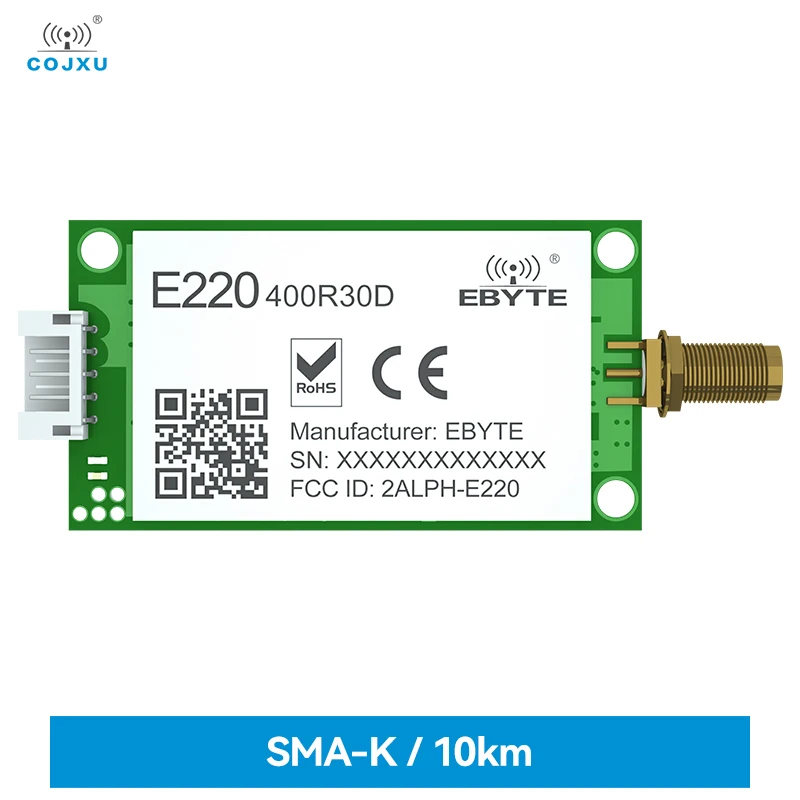 LLCC68 RS485 LoRa модуль COJXU E220-400R30D 433 МГц 470 МГц 30 дБм 10 км беспроводной приемник дальнего радиуса действия радиочастотный модуль