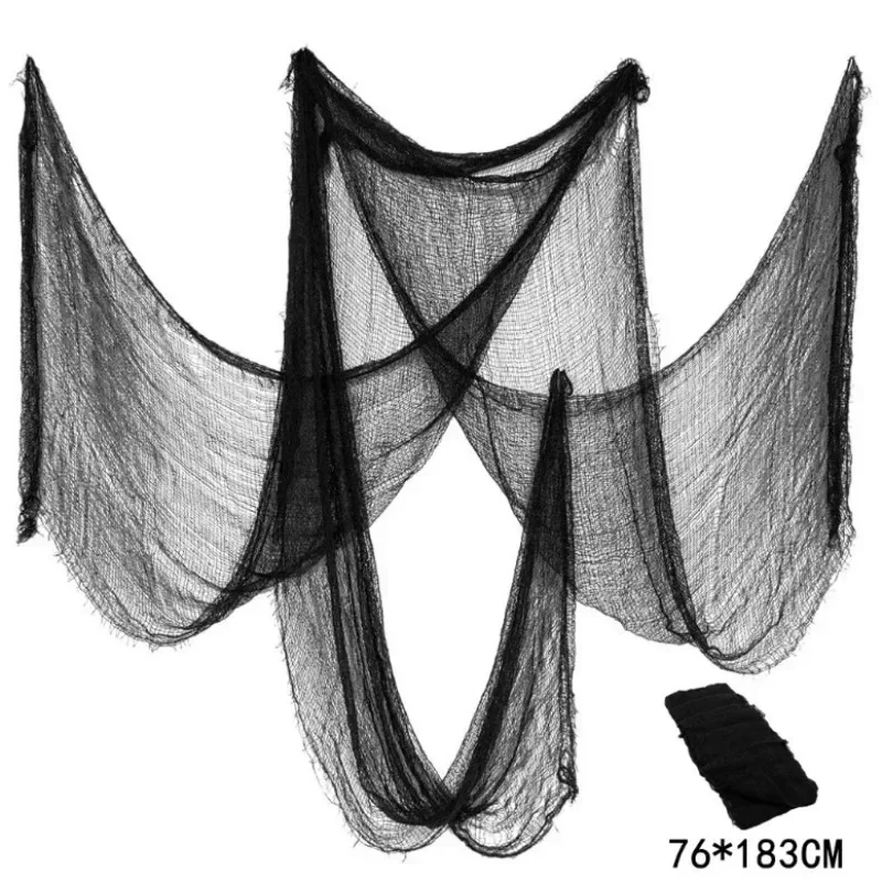 

Черная марля для Хэллоуина 72x186 см, 5 шт.