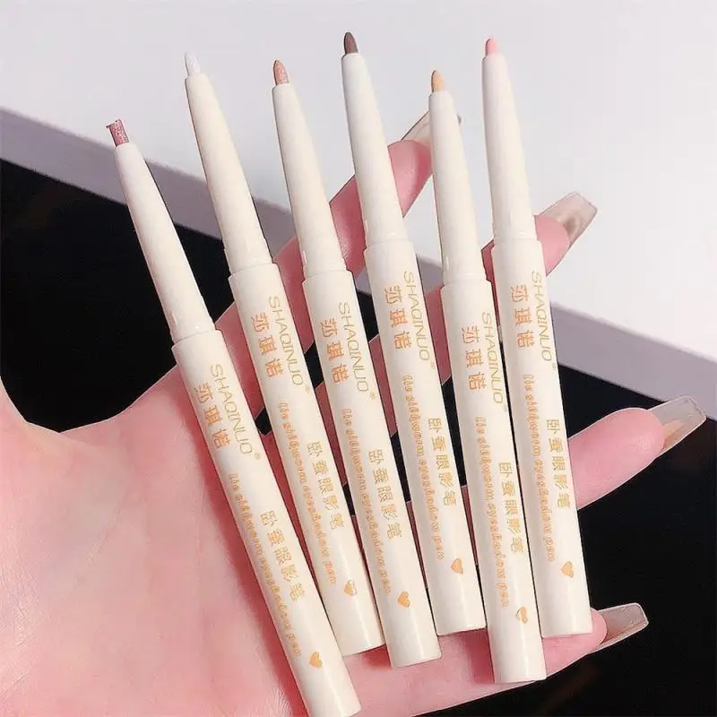 

Color High-gloss Eye Shadowlying Silkworm Pen Extremely Fine Brightening Shadow Pen Fine Flash Dual-purpose NaturalCosmetics