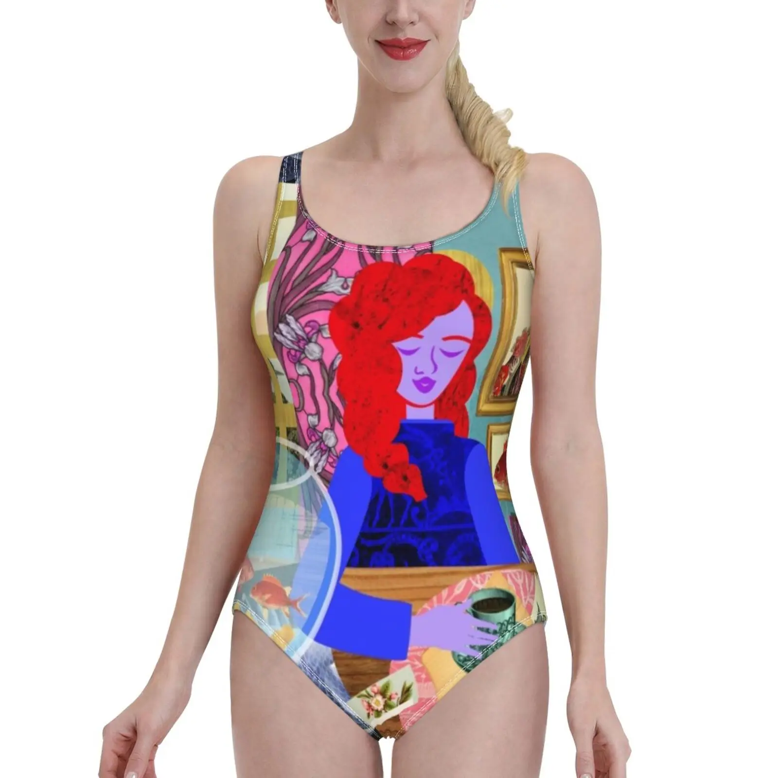 

Боди для аквариума, Цельный купальник, женский новый пляжный купальник, купальный костюм, пляжная одежда, аквариумная Емкость