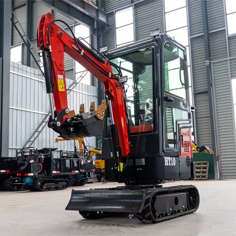 Заказчик из России мини-экскаватор Polun-yurij YG10 трехмерный гидравлический