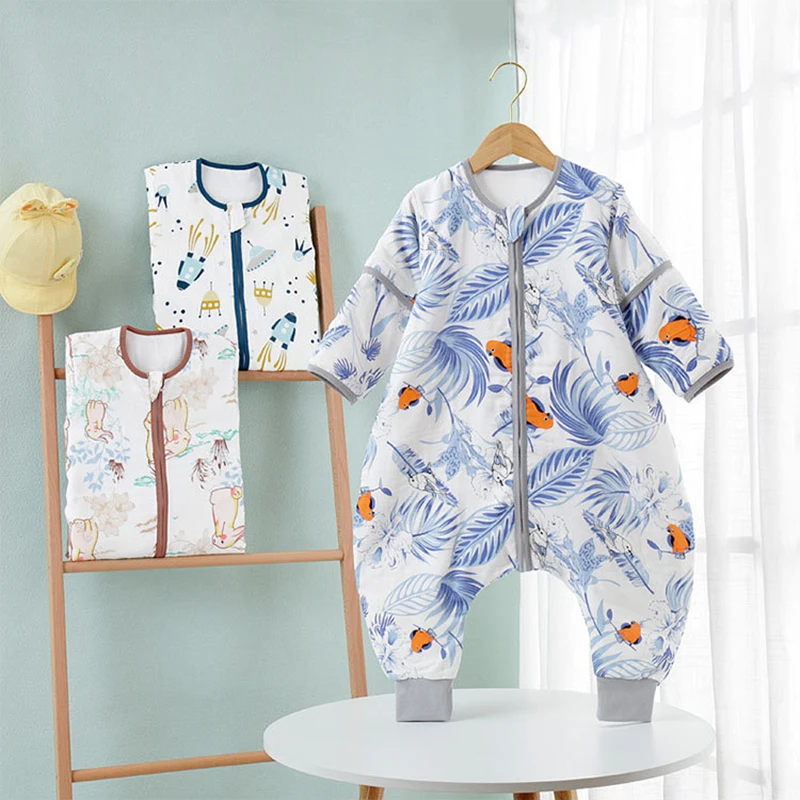 

Спальный мешок Kangobaby # My Soft Life # для новорожденных, 6-слойный, бамбуковый, хлопковый, антибактериальный