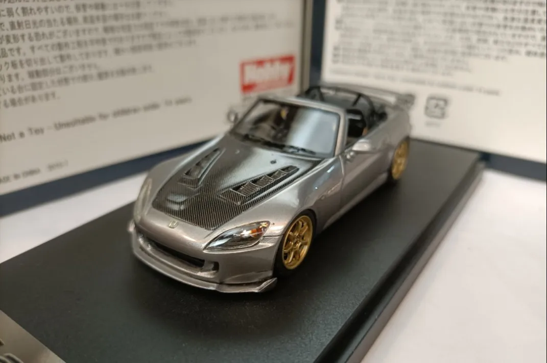 

MARK 1 43 sports car model Mugen HONDA S2000 AP2 grey