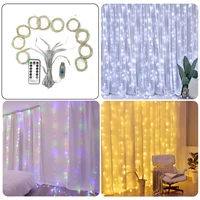 3m led string lights fairy light garland led lantern curtain light remote control usb christmas home decoration