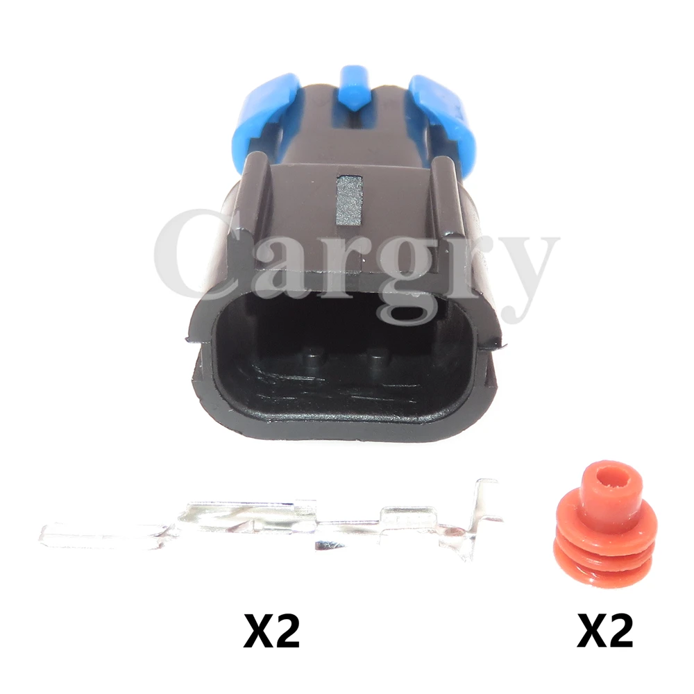 

1 комплект 2P 15300002 15300027 жгут проводов автомобильного вентилятора водонепроницаемый разъем Автомобильный штекер розетка