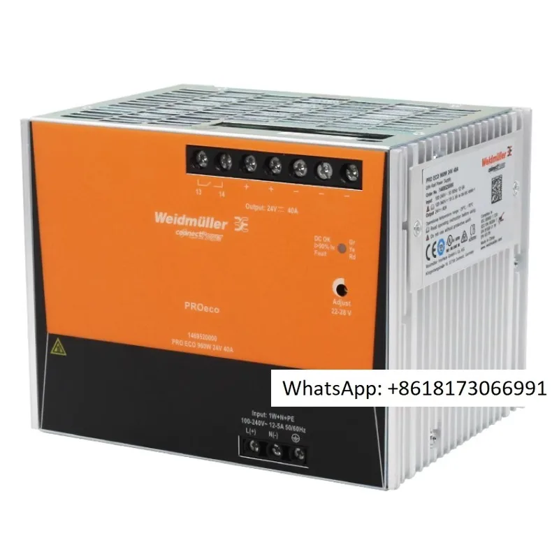 Weidmuller переключатель питания PRO ECO 960 Вт 24 в 40 А 1469520000 оригинальный наличии