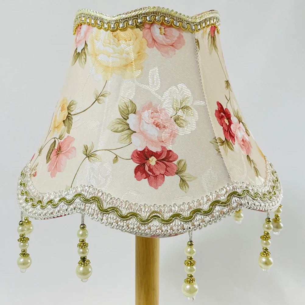 

Fabric Lampshade Linen Decorative Cover Candlestick Desk Table Lampshades Floor
