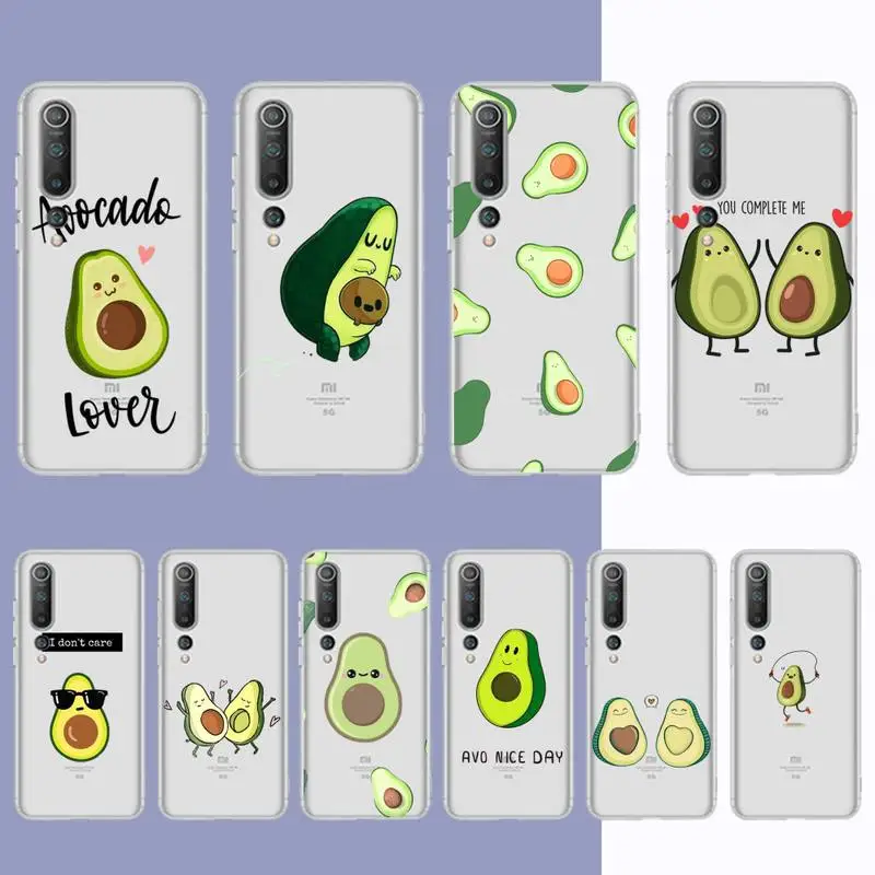 

Yinuoda Cute avocado cartoon Phone Case For Redmi Note 5 7 8 9 10 A K20 pro max lite for Xiaomi 10pro 10T