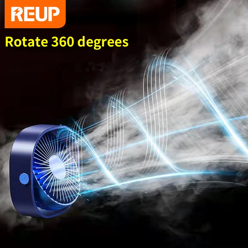 Настольный вентилятор с USB-разъемом 3 скорости вращение на 360 градусов |