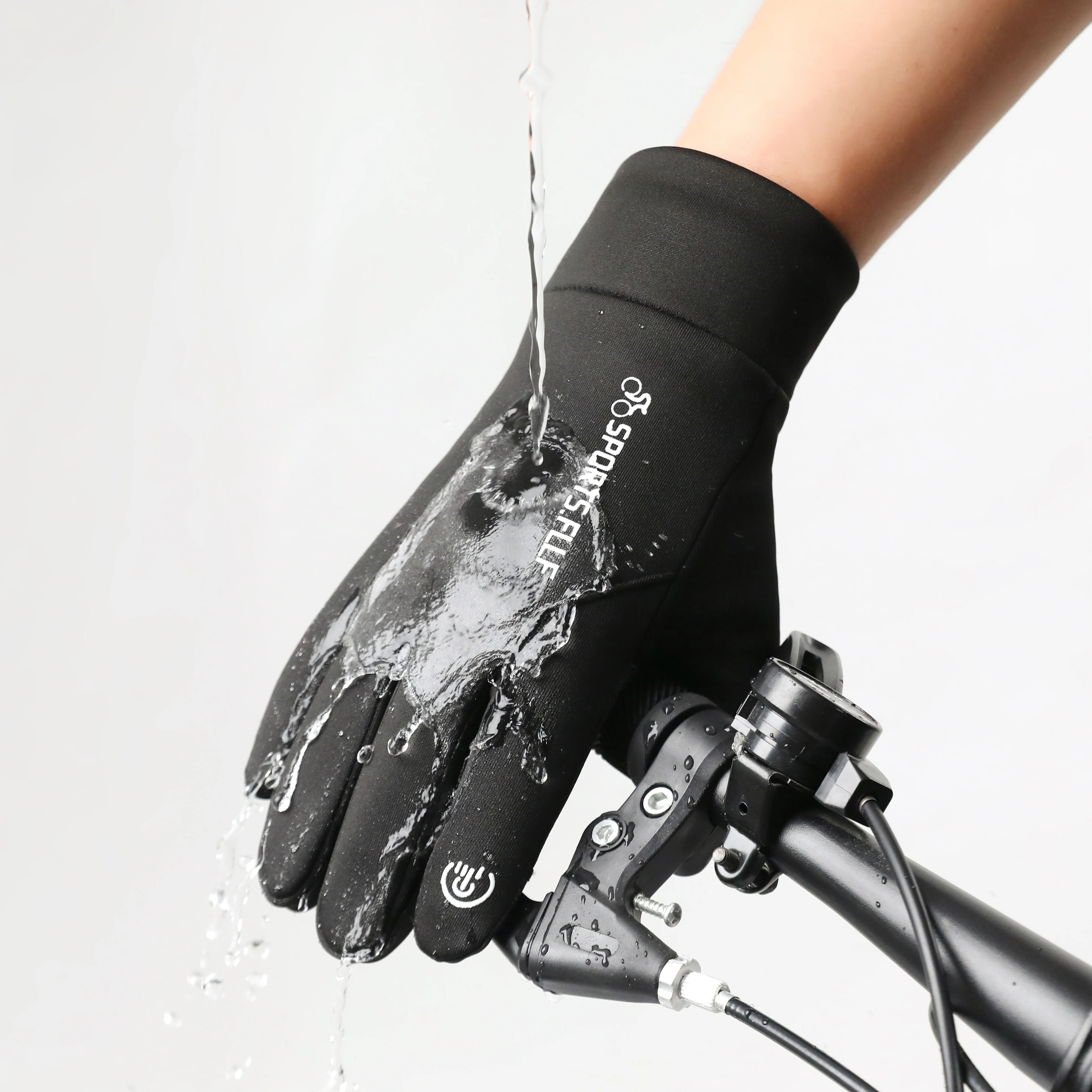 Зимние Перчатки Унисекс Для Бега Мягкие Нескользящие Теплые Спортивные Варежки