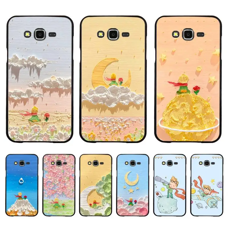 

The Little Prince Starry Sky Phone Case For Samsung Galaxy J4plus J6 J5 J72016 J7prime cover for J7Core J6plus