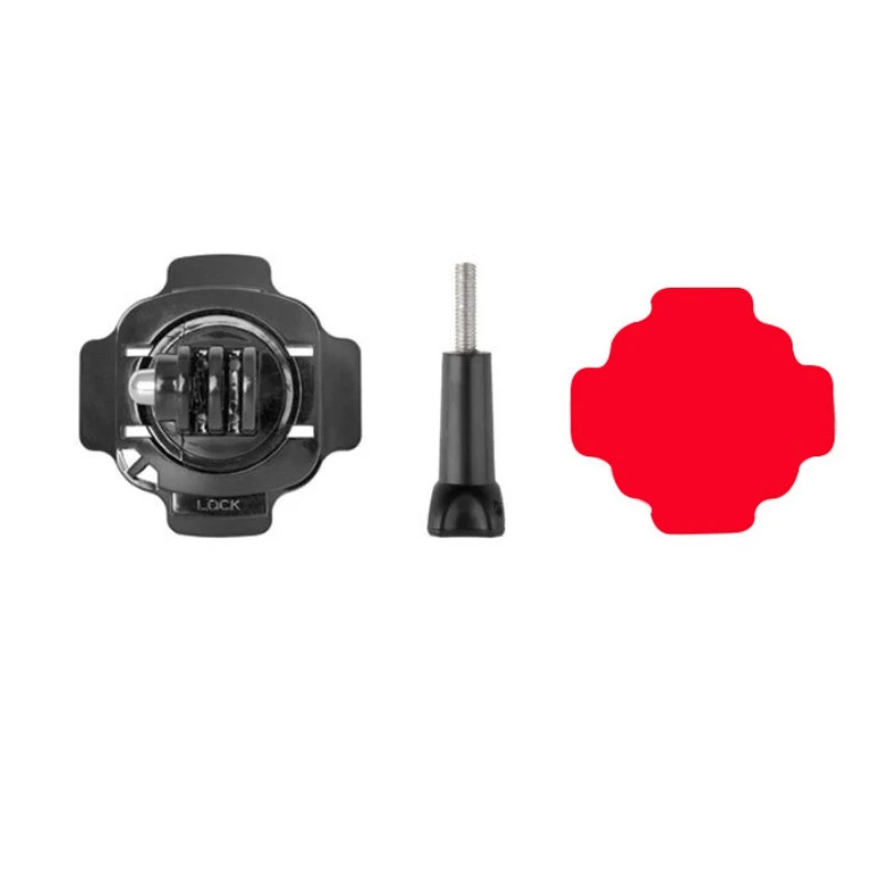 Mountain Bike Black GoPro Mount IAMOK Helmet Fixing Bracket For Hero D-JI Motion Camera Bicycle Accessories