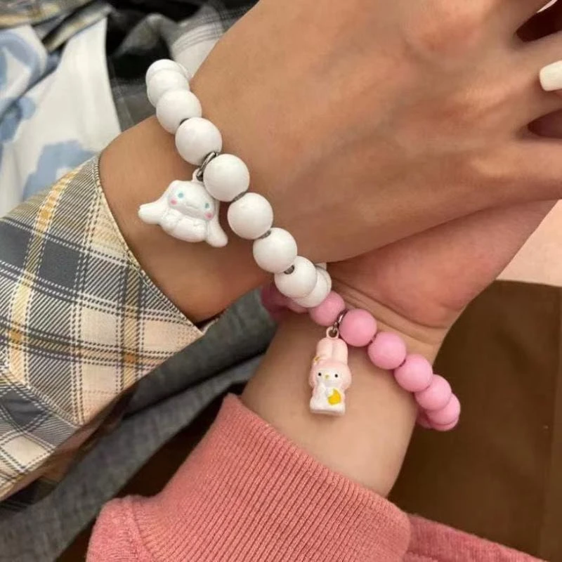 

Kawaii Sanrio браслет Cinnamoroll Mymelody Kuromi кабель для передачи данных браслет с колокольчиками перезаряжаемая Быстрая зарядка мультяшная аниме игрушка подарок для девочки