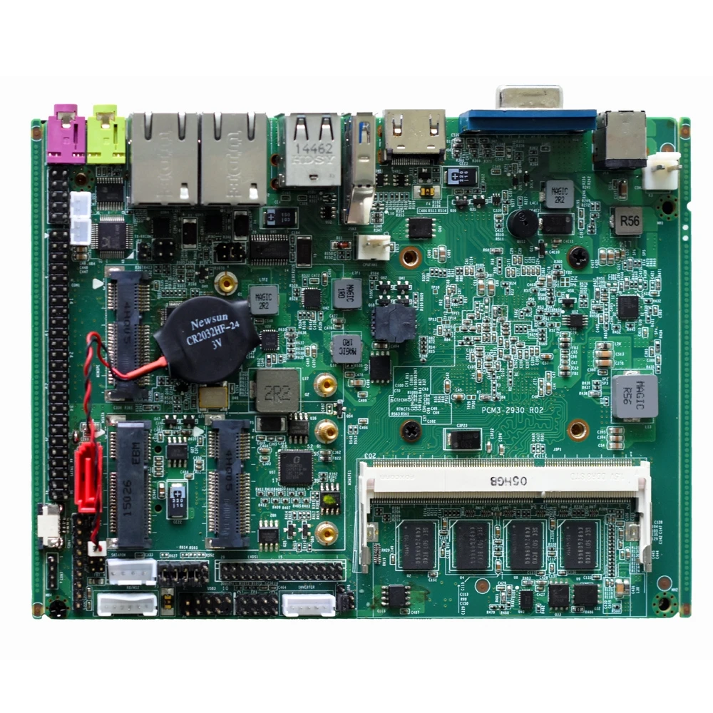 

2022 New style Mini Itx Motherboard with Bay Trail J1900 CPU 1.86GHz Dual Ethernet