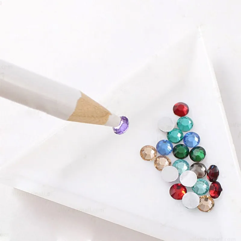 

5PCS/Lot Nail Art Wax Dotting Pencil Set Pick Up Rhinestone Gem Jewelry Diamond Crystal Beads Sequins Self-adhesive Picker Pens