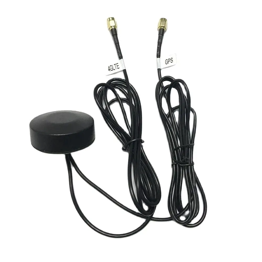 GPS Active + 4G антенна Комбинированная воздушная малого круглого типа с гайкой 3 м