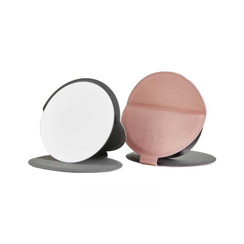 

Stainless Steel Cosmetic Mirror Unbreakable Portable Travel Shatter-proof Makeup Mirror handheld Birthday Gift