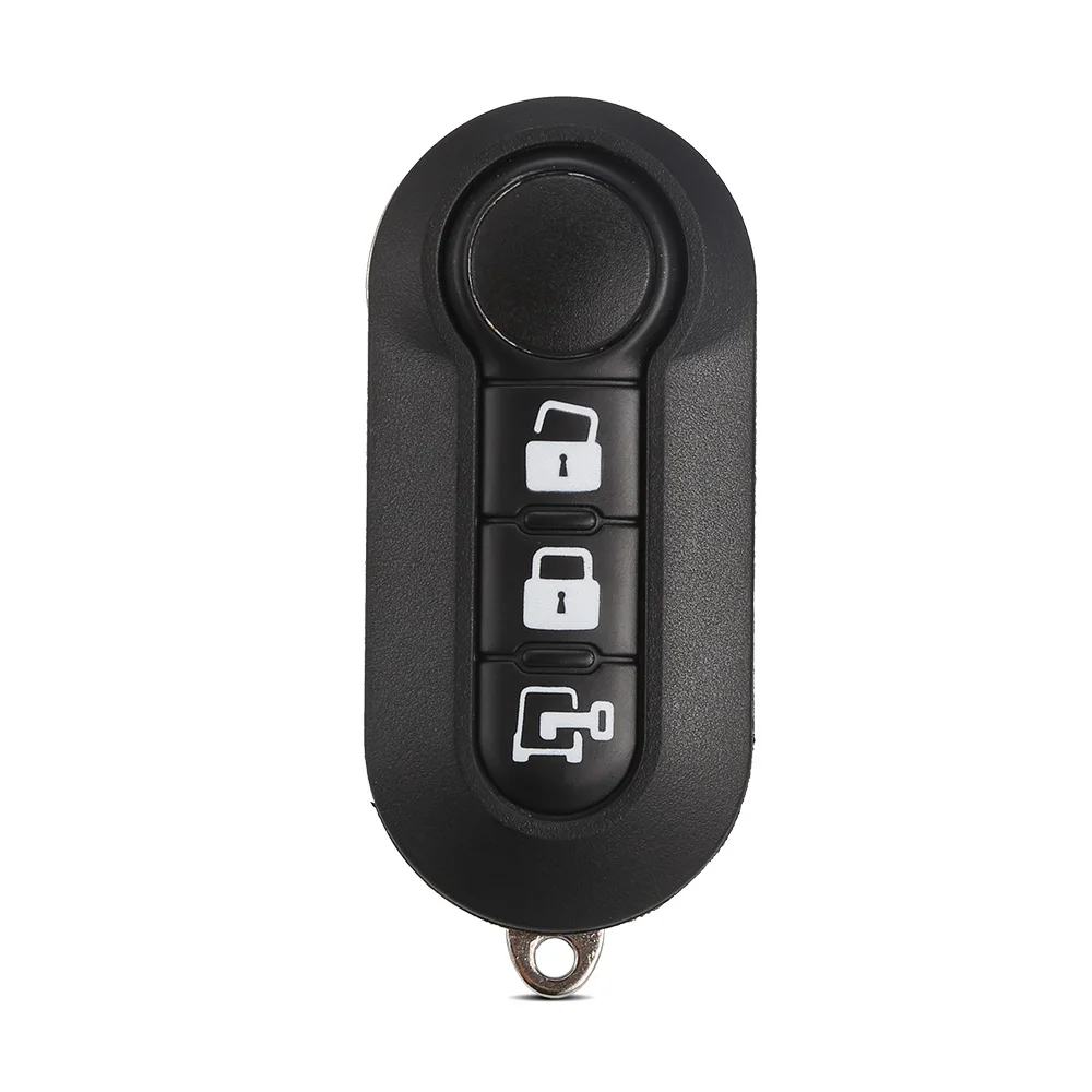 WhatsKey 3 Button Flip Remote Key Shell Складной чехол для Fiat 500 Panda Punto Stilo Ducato Bravo Citroen Jumper Peugeot Boxer
