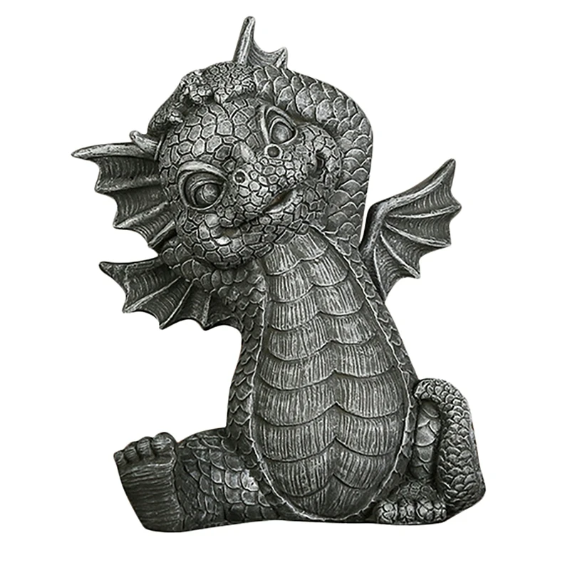

1Pcs Yoga Dragon Meditation Dragon Resin Garden Sculpture Decoration Home Outdoor Decoration Ornaments Giftware