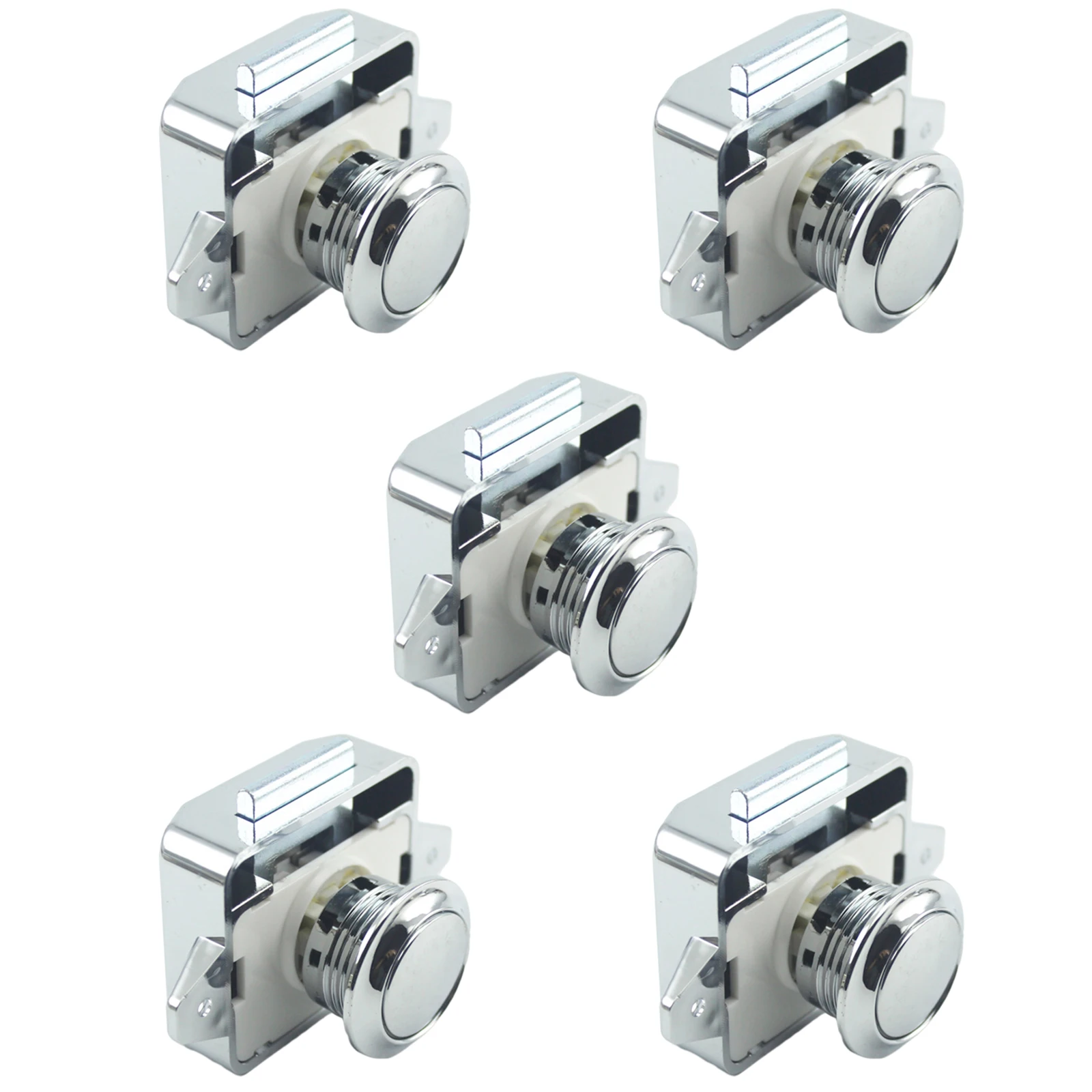 

Drawer Latch Locks Car Push Lock Boat Motor Cabinet Lock Handle Function Locks With Matching Parts RV Caravan Brand New