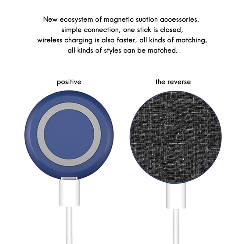 

Магнитное Беспроводное зарядное устройство для Iphone 12 15 Вт Qi, быстрое зарядное устройство для Iphone X, зарядное устройство для