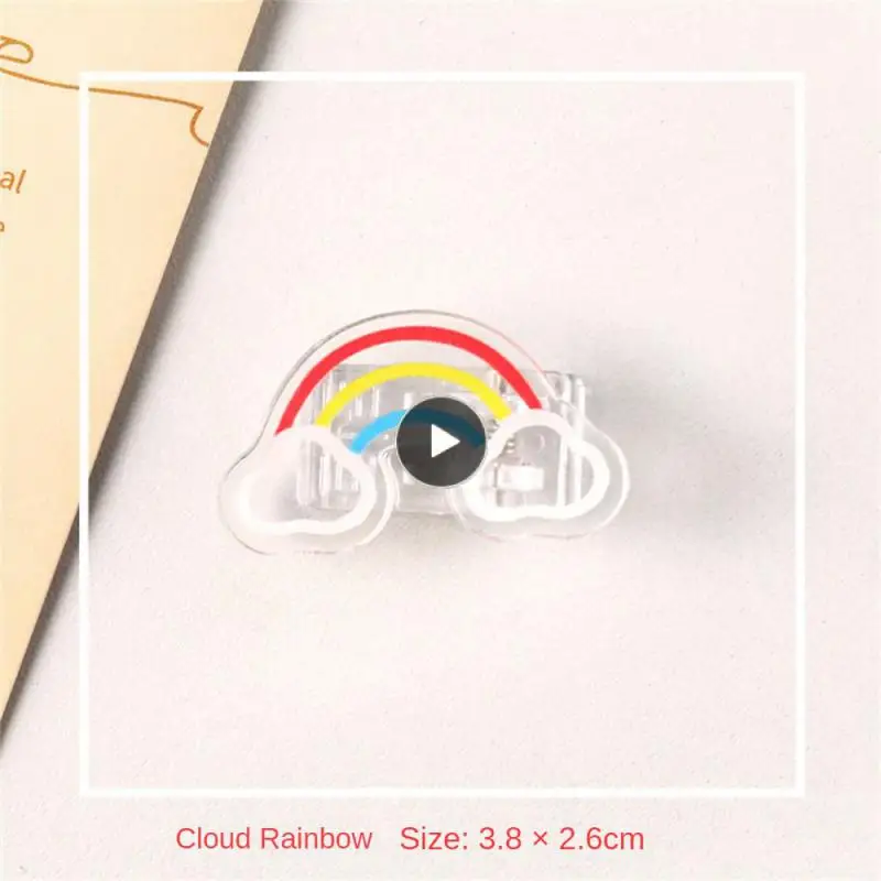 

Seal Clip Multi-specification Transparent Binder Clip Acrylic Storage Clip Mini Paper Clips Decorative Accessories Secure