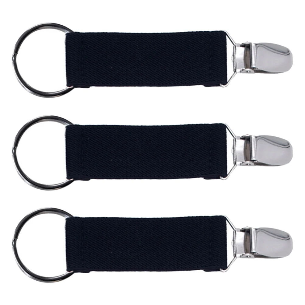 

3 Pcs Hat Clip Glove Clips Travel Backpack Holder Mitten Polyester Yarn Plus Elastic Bag Bands